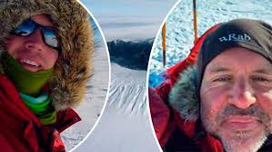 Louis Rudd och Colin O'Brady tävlar om att korsa Sydpolen