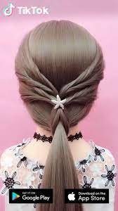 Super Easy To Try A New Hairstyle Download Tiktok Today To Find More Amazing Videos Also You Can Post Videos To Show Hair Styles Hair Videos Hair Tutorial