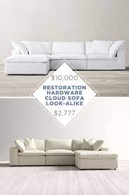 Copycat Home Decor For West Elm Pottery Barn And Restoration Hardware Something Turquoise Restoration Hardware Cloud Couch Restoration Hardware Cloud Sofa Restoration Hardware Cloud