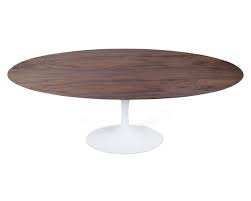 Tulip Table Oval Walnut Tulip Table Oval Wood Dining Table Dining Room Decor Elegant