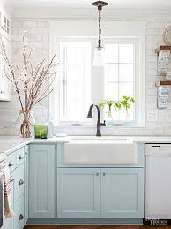 See more ideas about blue kitchens, kitchen design, kitchen remodel. Six Colors To Paint Your Kitchen Cabinets Other Than White Organized Ish By Lela Burris