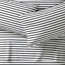 A wide variety of blue white striped sheets options are available to you, such as technics, material, and feature. Black And White Stripe Sheets Crate And Barrel
