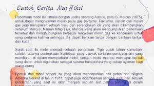 Contoh jenis karangan ini adalah biografi, kisah, roman, novel, dan cerpen. Fiksi Dan Non Fiksi Other Quizizz