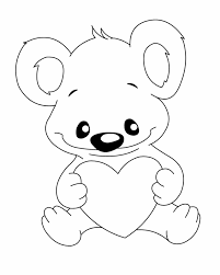 Koala Bear And Heart Free Printable Coloring Pages Valentines Day Coloring Page Heart Coloring Pages Bear Coloring Pages