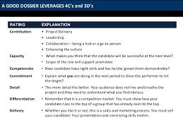 The dossier offers the learner the opportunity to select materials to document and illustrate achievements or experiences recorded in the language biography or passport. A Good Dossier Leverages 4c S