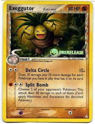 Pokemon card rowlet & alolan exeggutor gx rr sm10b 001/054 japan. Exeggutor 41 110 Prerelease Pokemon Card Djs Pokemon Cards