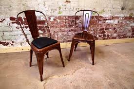 Rustic Copper Metal Bistro Chair Metal Bistro Chairs Rustic Copper Bistro Chairs
