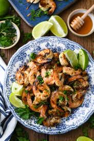 Cook shrimp in boiling water in large saucepan 3 to 4 min. Marinated Grilled Shrimp The Seasoned Mom