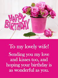 There are many things i could get a wife as perfect as you for her birthday, but i am going to start with respect, love, compromise, and devotion. Birthday Cards For Wife Birthday Greeting Cards By Davia Free Ecards