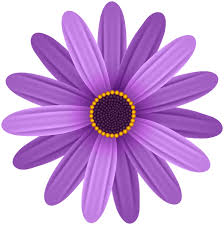 Purple Flower Transparent Png Clip Art Image Flower Clipart Art Images Purple Flowers