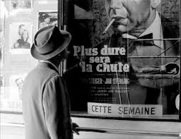 Ce film, dont l'action se déroule en partie à la réunion, est la deuxième adaptation par truffaut d'un roman noir de william irish après la mariée était en noir. Jean Paul Belmondo Admires Humphrey Bogart On A Film Poster Promoting Download Scientific Diagram