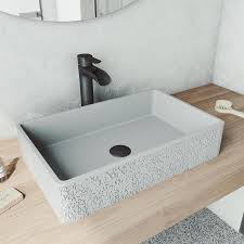 vigo dahlia ash concrete vessel