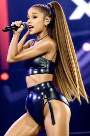 arianagrande, A woman singing | image created by King2099 | Tensor.Art