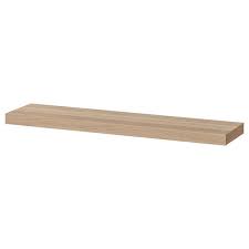 Lack Etagere Murale Effet Chene Blanchi 110x26 Cm Ikea En 2020 Parement Mural Etageres Murales Ikea