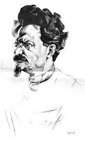 annenkov trotsky leon trotsky people art drawing people