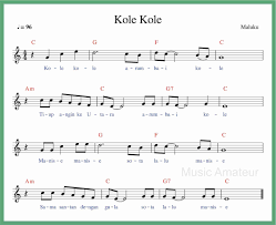 Tangga nada diatonis minor harmonis adalah tangga nada minor yang nada ke tujuhnya dinaikkan setengah laras. Not Angka Dan Not Balok Lagu Daerah