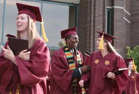 Loyola seniors order graduation caps and gowns