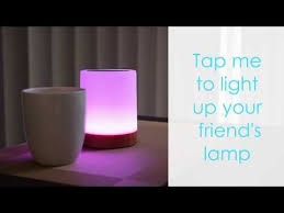 Long Distance Friendship Lamps Connect Friends And Family Simply Tap Your Lamp And Friendship Lamps Long Distance Friendship Long Distance Relationship Gifts