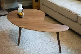 Mid Century Modern Coffee Table Kidney Bean Walnut Extra Etsy In 2020 Modern Coffee Tables Mid Century Modern Coffee Table Mid Century Coffee Table