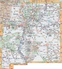 New Mexico Map With Towns Large Roads And Highways Map Of New Mexico State With Cities | Vidiani.com  | Maps Of All Countries In One Place