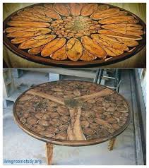 Wood And Resin Table Top Sliced Log Coffee Stirring Best Ideas About On Diy Wood And Resin Table Rustic Wood Furniture Wood Table Rustic Resin Furniture