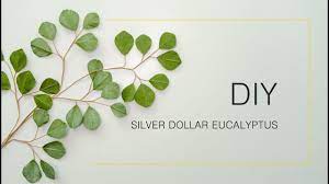 How To Make Silver Dollar Eucalyptus From Crepe Paper In 2021 Crepe Paper Flowers Paper Flowers Crepe Paper