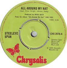 Steeleye Span All Around My Hat 7 Vinyl 45rpm Classic 1970s Folk Pop In Stock Now Moodboard Pngs Cute Stickers Vinyl