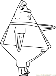 Dogs love to chew on bones, run and fetch balls, and find more time to play! Flatts The Flounder Coloring Page For Kids Free Spongebob Squarepants Printable Coloring Pages Online For Kids Coloringpages101 Com Coloring Pages For Kids