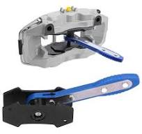 Gaeirt Strumento Portatile di Stampa Pinza Freno Auto 4 in 1 Altalena a  360° Spandiatore a Pistone Freno a Cricchetto Auto per Riparazione e ...