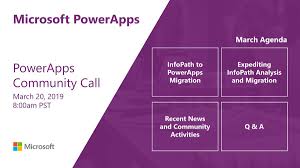 Follow for news and updates from the team and community. Microsoft Power Apps On Twitter Join The Next Microsoft Powerappscc March 20th 2019 At 8 00 Am Pst We Re Going To Show How To Manage Migrating Infopath To Powerapps And Other Great Things