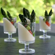 Panna Cotta De Brebis Aux Asperges Vertes Asperge Verte Recette Verrine Panna Cotta