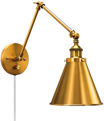 We did not find results for: Wall Sconce Lamp Plug In Cord With Switch Brass Wall Light Fixtures For Bedroom Reading Lamp 1 Light Amazon Com