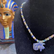 Eye Of Horus Necklace Eye Of Ra Ancient Egypt Egyptian Jewelry Sapphire Necklace  Evil Eye Necklace Egyptian Necklace - Etsy