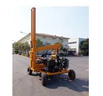 HX36D Highway Guardrail Piling Machine for Steel Posts