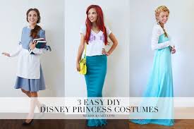 Merrick S Art Style Sewing For The Everyday Girl Diy Halloween 3 Easy Disney Princess Disney Costumes Diy Diy Princess Costume Disney Princess Costumes