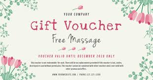 Check spelling or type a new query. Spa Gift Voucher Template Postermywall