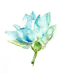 Gorgeous Print Lotus Art Watercolor Flowers Paintings Watercolor Flowers