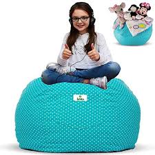 Amazon Com Kroco Extra Large Stuffed Animal Storage Bean Bag Chair Cover Toy Storage Bag Kids Bean Bean Bag Chair Covers Bean Bag Chair Bean Bag Chair Kids