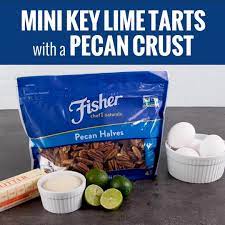 Fisher Nuts Recipe Key Lime Pie Mini Tarts Video Recipe Video Yummy Desserts Baking Key Lime Tart Recipe Key Lime Tarts