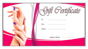 It can be printed in black and white very quickly. Free Nail Gift Certificate Template Free In 2021 Printable Gift Certificate Gift Certificate Template Templates Printable Free