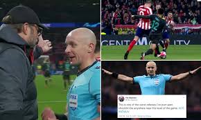 Yahoo sports' martin rogers breaks down the uefa champions league semifinal contests between chelsea fc and atletico madrid. Liverpool Fan Creates Thread Of Referee Errors In Champions League Loss To Atletico Daily Mail Online
