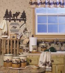 cabin kitchen decor, rustic cabin