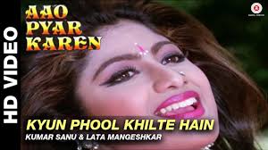Kyun Phool Khilte Hain Aao Pyaar Karen Kumar Sanu Lata Mangeshkar Saif Ali Khan Youtube