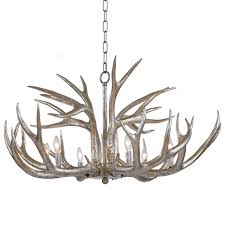 The process may vary depending on how your existing ceiling light base is set up, but these instructions apply to a standard. Antler Chandelier By Regina Andrew 16 1064