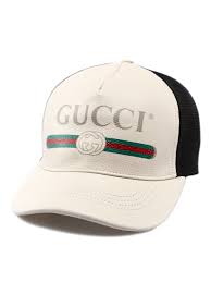 gucci gucci fake print baseball hat