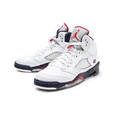 Any questions feel free to ask. Nike Air Jordan 5 V Retro Gs White Navy Red Independence Day Girl Boy Size Shoes Nike Air Jordan 5 Nike Air Jordan Retro Nike