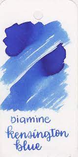 Diamine kensington blue is fountain pen ink that comes in a 30 ml bottle. Ink Review 1137 Diamine Kensington Blue Mountain Of Ink