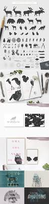 Winter Woodlands Illustrations 130 Elements Ready To Use Woodland Illustration Winter Illustration Winter Woodland