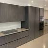 Howdens 1.8m x 40mm square edge grey oak solid wood worktop. 1