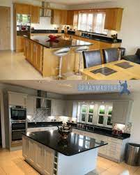 Spraying Kitchen Cabinets Professional Spray Painting Kitchen Cabinets Spraymaste Spray Kitchen Cabinets Spray Paint Kitchen Cabinets Kitchen Cupboards Paint